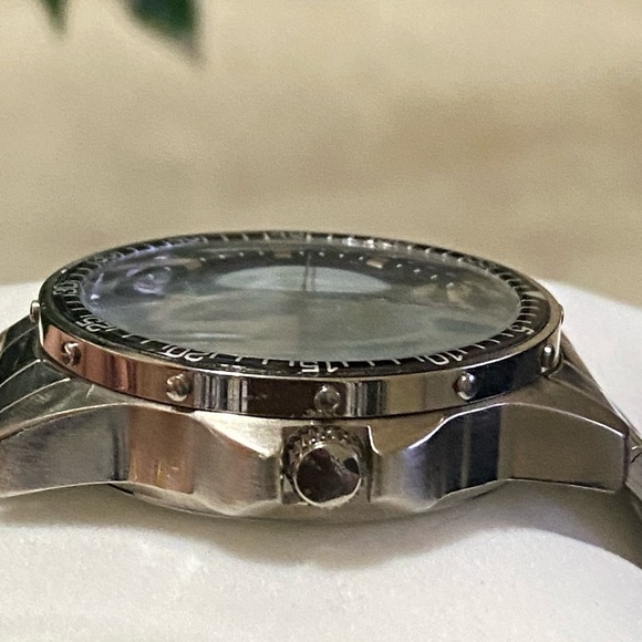 Pittsburgh Steelers Chronograph Team Watch Coach Series Silver Hardware PreOwned - Picture 6 of 9